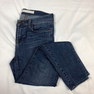 J Brand Skylight Capri Medium Wash Jeans